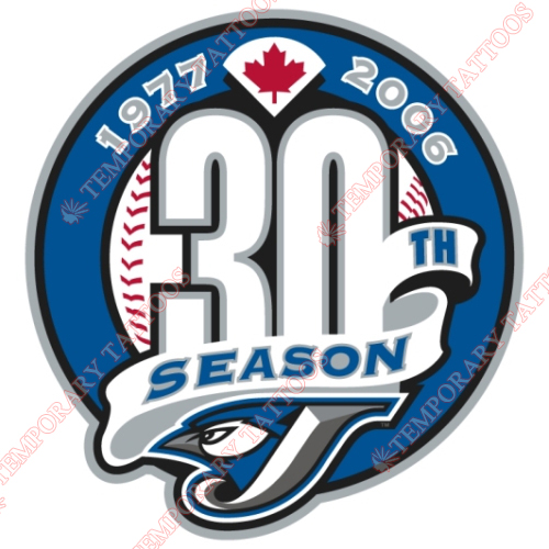 Toronto Blue Jays Customize Temporary Tattoos Stickers NO.1994